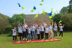 南京团建拓展趣味运动会-环环相套