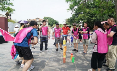 南京公司团建项目：合力筑塔